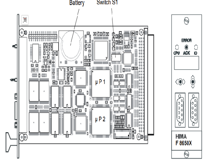 F8650X    HIMA     Central module