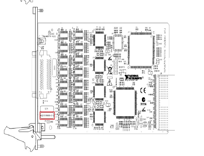 PCI-8430 National Instruments Simultaneous Filtered Data  Acquisition Module