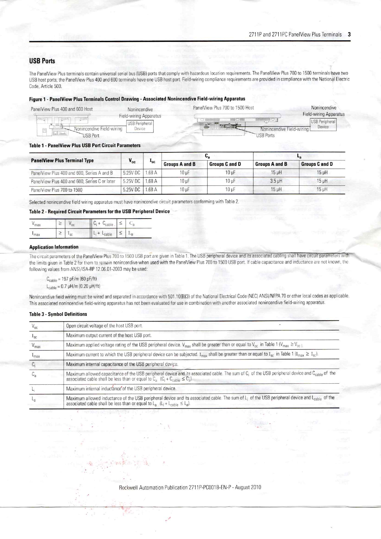 A-B 2711P Technical Documentation